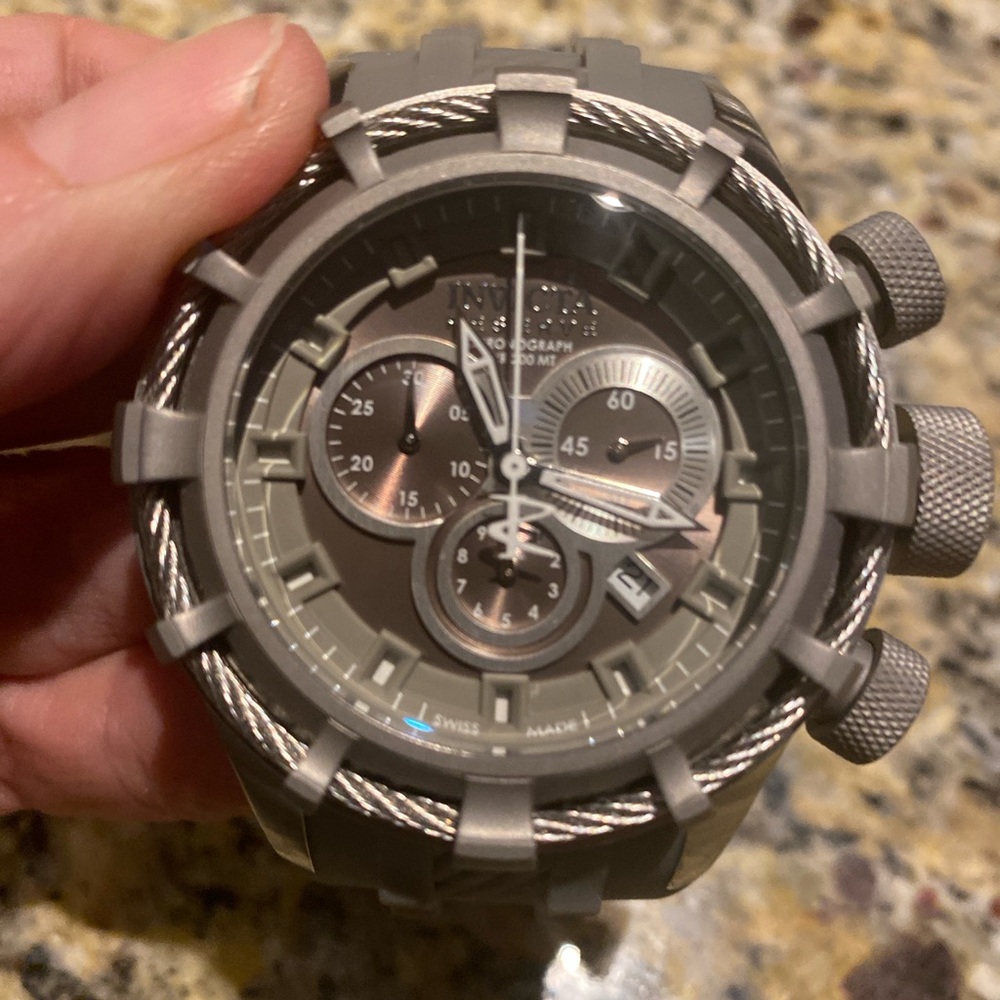 Invicta Reserve Bolt Swiss Quartz Chronograph Men’s Watch, Model 1225.